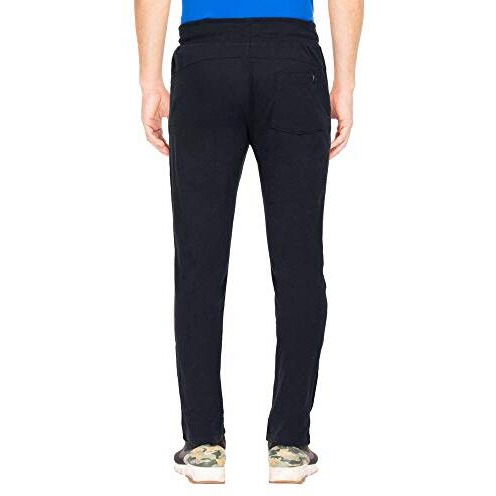 Van Heusen Athleisure Men's 0 Track Pant (50052_Black_M)