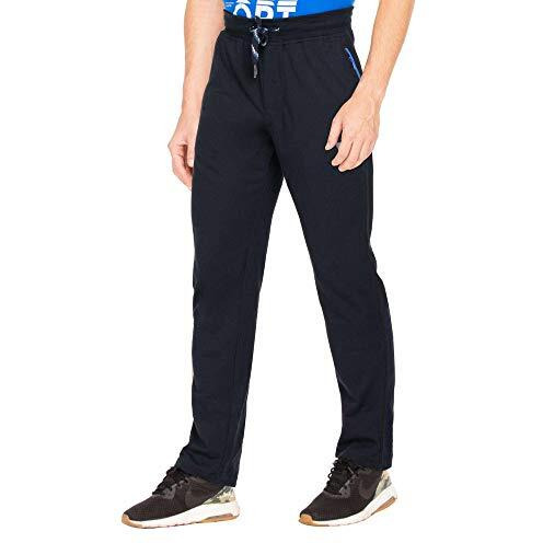 Van Heusen Athleisure Men's 0 Track Pant (50052_Black_M)