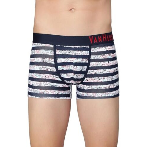 Van Heusen Men's Cotton Blend Classic Trunks (Pack Of 1) (Ihqtr1Cpw0710051_Multicolor