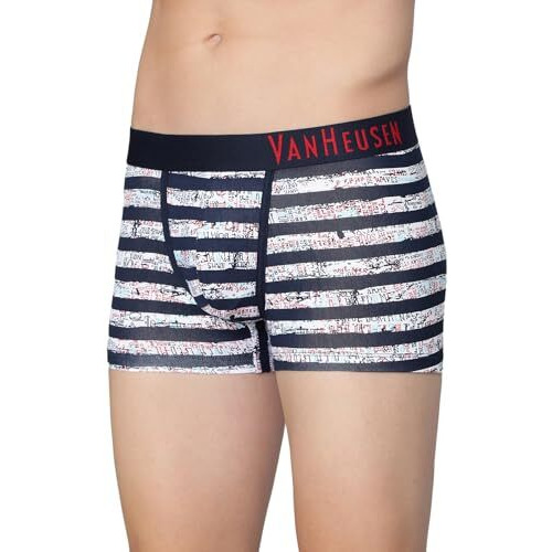 Van Heusen Men's Cotton Blend Classic Trunks (Pack Of 1) (Ihqtr1Cpw0710051_Multicolor