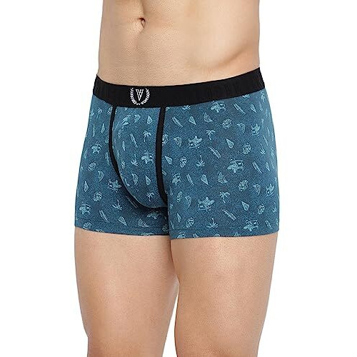 Van Heusen Men Sport Fashion Prints Trunks - Double Layer Gusset_70004_Vsp10_L - Cotton Blend