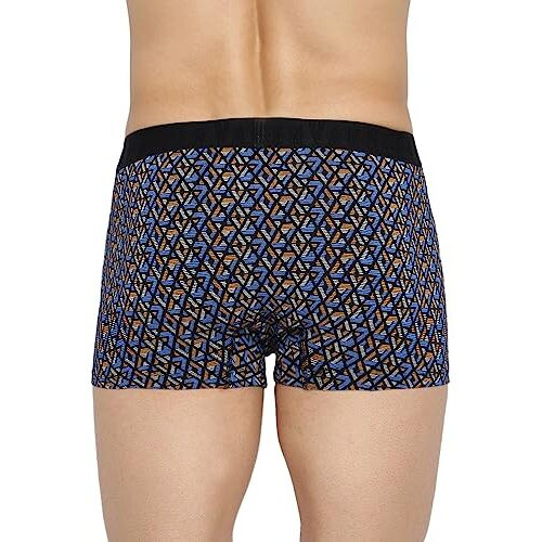 Van Heusen Cotton Blend Men Sport Fashion Prints Trunks - Double Layer Gusset_70004_Vsp6_L, Multicolor, Large