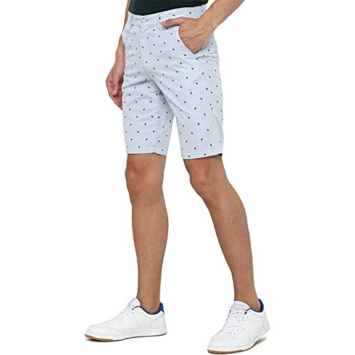 Allen Solly Men's Board Shorts (Assrqsmf298589_Blue_L)