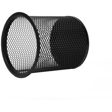 Neomate Metal Mesh Pencil Holder | Round Pen Cups for Desk Organizer | 4 Pcs Set | Wire Makeup Brush Holders, Classroom & Office Supplies- 4