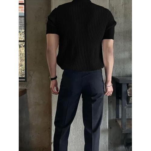 Leriya Fashion T Shirt for Men || Men T-Shirt || Men Polo T-Shirt || Men Pain T-Shirt (XX-Large, Black) LF-MT-1045