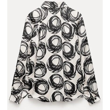 LERIYA FASHION Women's Oversized Fit Shirt (LF-W1763_White L)