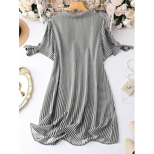 LERIYA FASHION Rayon Midi, Night Dress for Women| One Piece Dress for Women| Beach Dress for Women (Medium, Black)