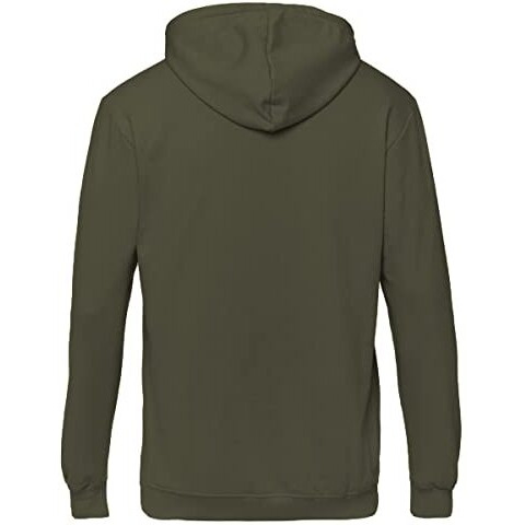 ADRO Men's Cotton Neck Hooded Sweatshirt (H22-M-WINN-OL_Olive_M)
