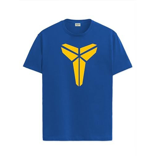 ADRO Mens Printed T Shirt - Premium Cotton Graphic Printed Tshirt - Royal Blue T-Shirt - RN24-TOB-RB-2XL