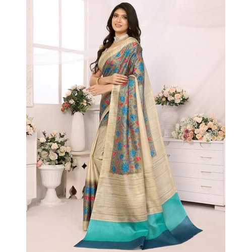 Yashika Women's Woven Printed Art Silk Saree with Unstitched Blouse Material (AZ-YS-P1-KAMAKSHI-RADHA-Parent_Rama)