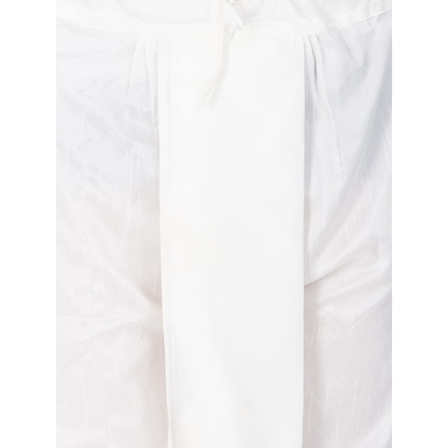 VASTRAMAY Men's White Silk Blend Readymade Elastic Traditional Dhoti  Comfortable Pre-Stitched Dhoti for Weddings, Festivals, and Special Occasions