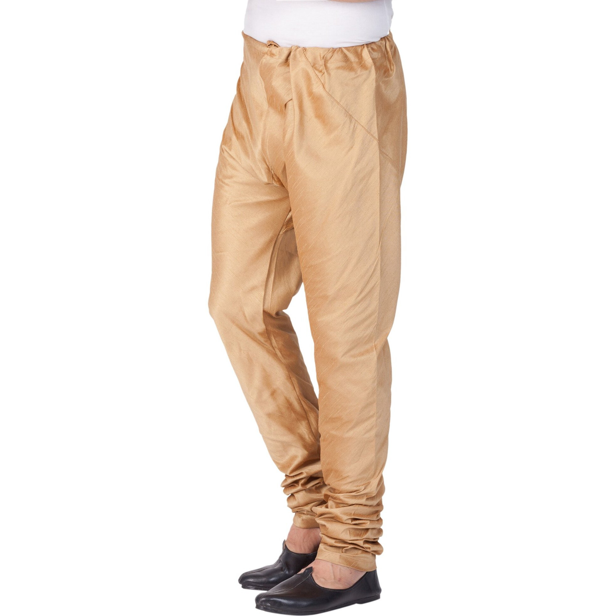 VASTRAMAY VM Mens Silk Blend Rose Gold Pyjama - Stylish Lounge Wear for Relaxation and Sleep | Regular Premium Cotton, Elastic Waist, and Classic Design for Ultimate Comfort_VASMPRG_36