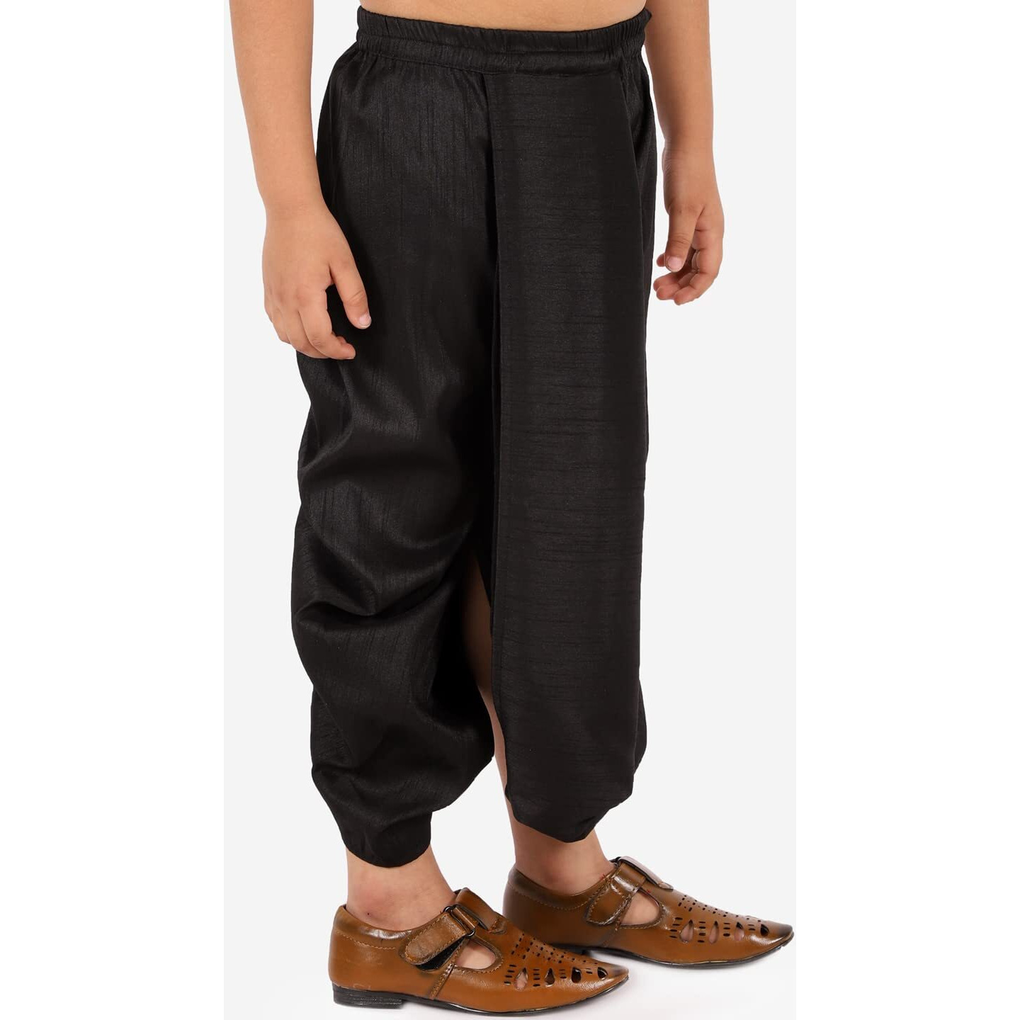 VASTRAMAY Boys' Black Traditional Dhoti_VASBDT001BL_20