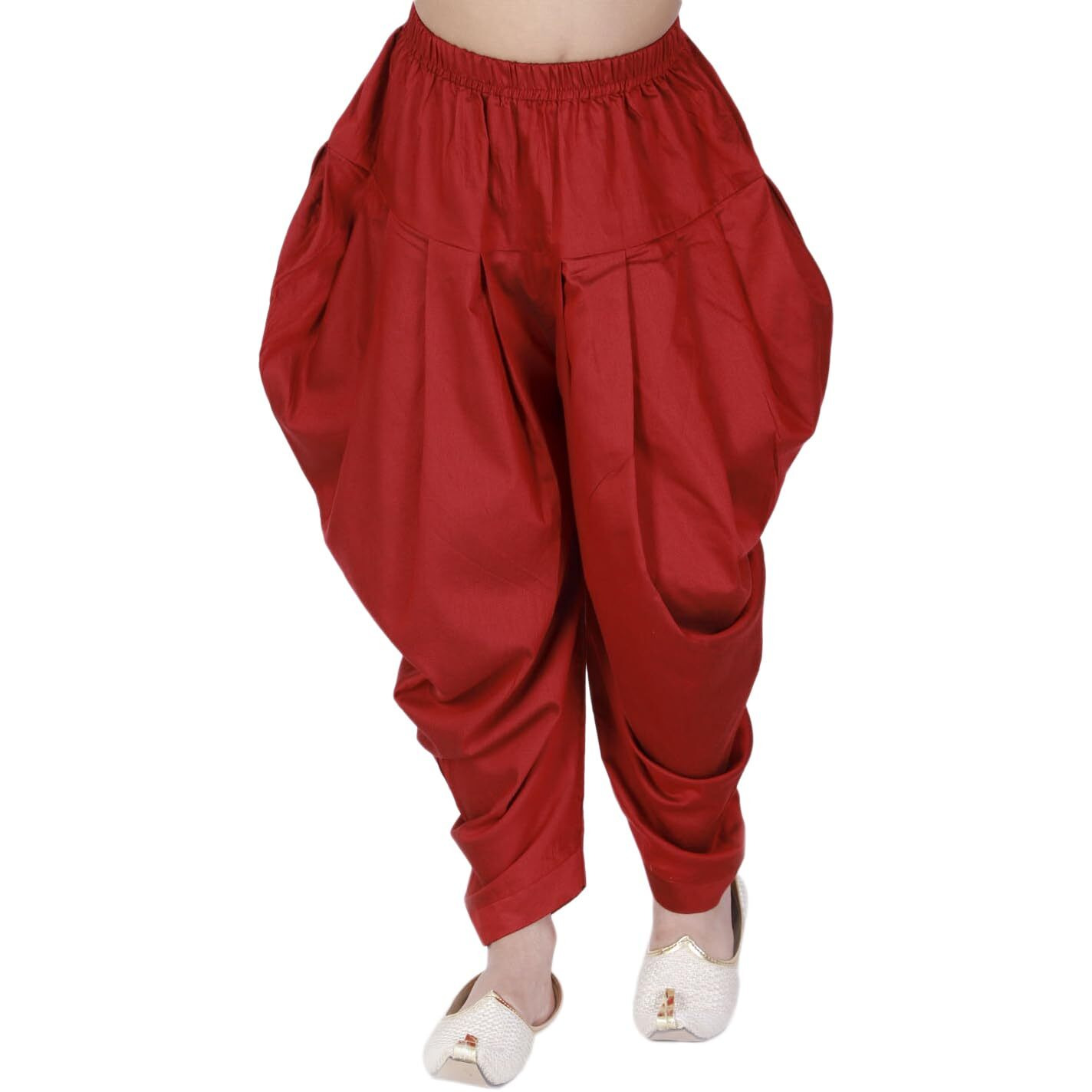 VASTRAMAY Boys' Maroon Dhoti_VASBCDMA_26