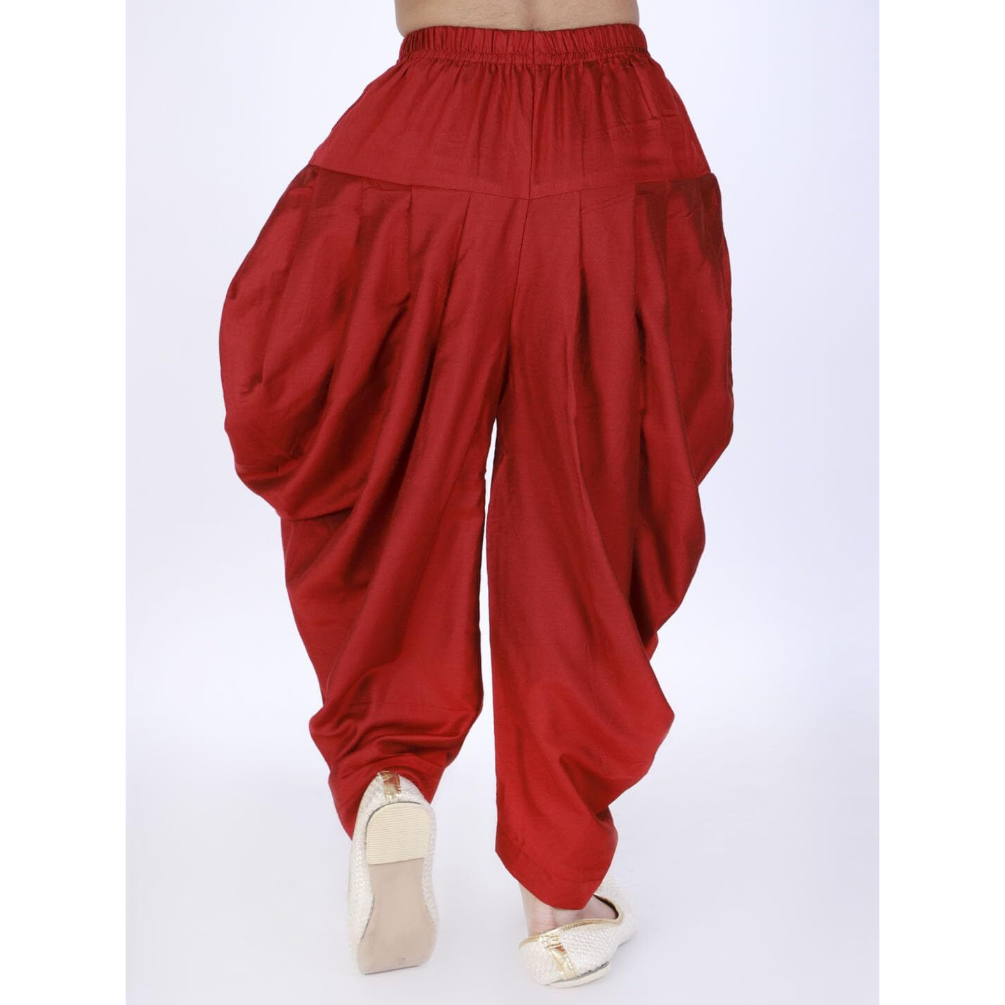 VASTRAMAY Boys' Maroon Dhoti_VASBCDMA_26