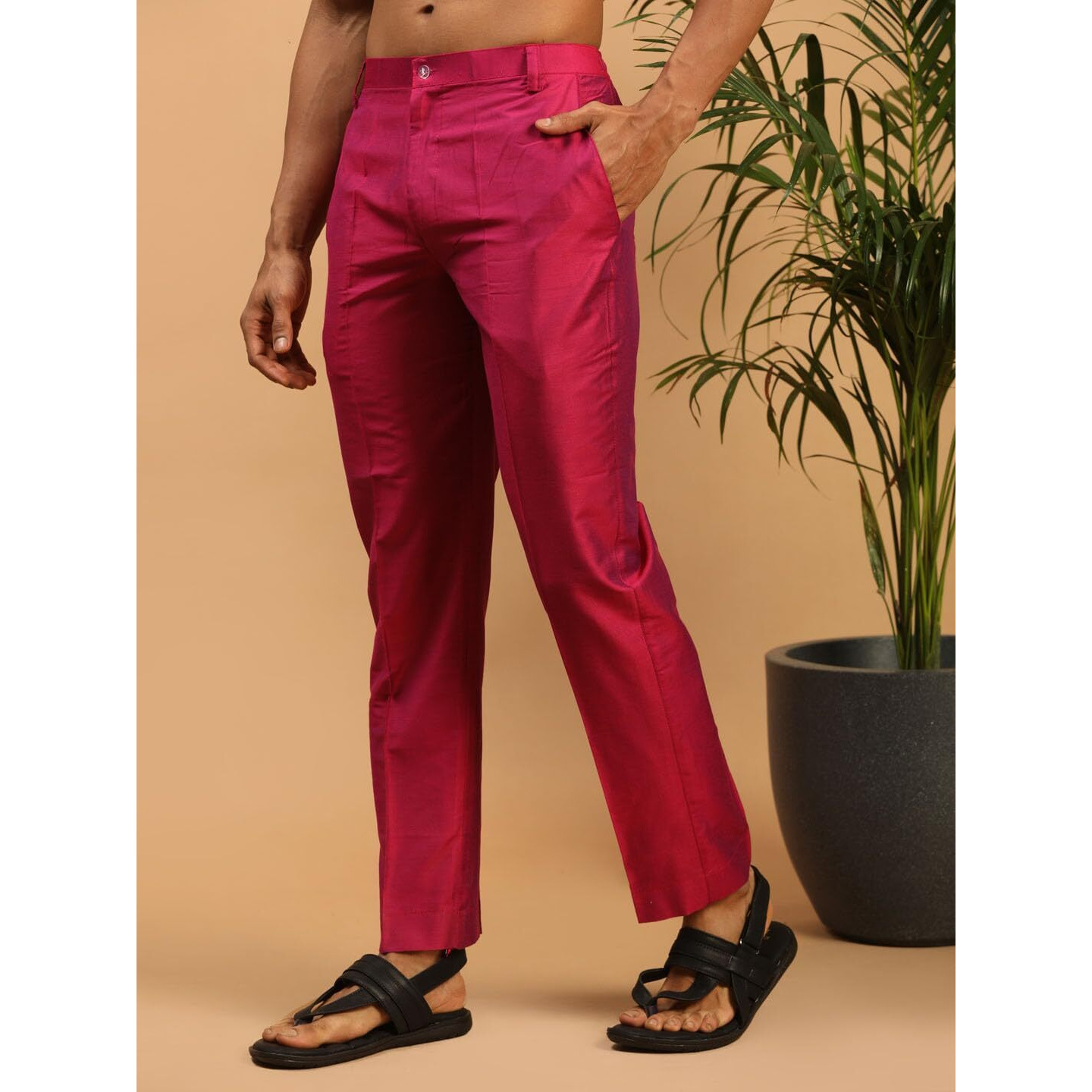 VASTRAMAY Men's Frusia Viscose Pant Style Pyjama_VASMPANT002FL_40
