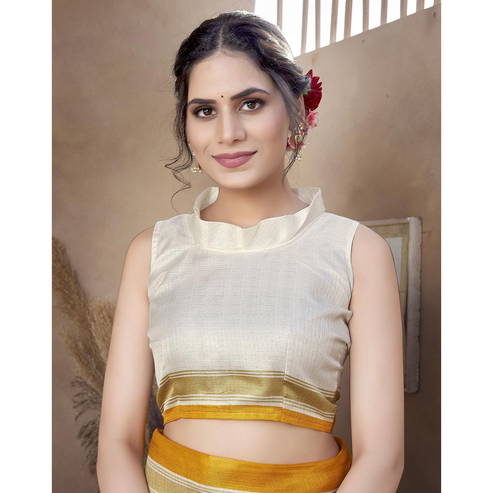 Yashika Women's Art Silk Saree Printed Saree With Unstitched Blouse Material - Suitable For All Indian Occasions and Festivals (AZ-YS-OG-KALAMKARI 11 YELLOW)