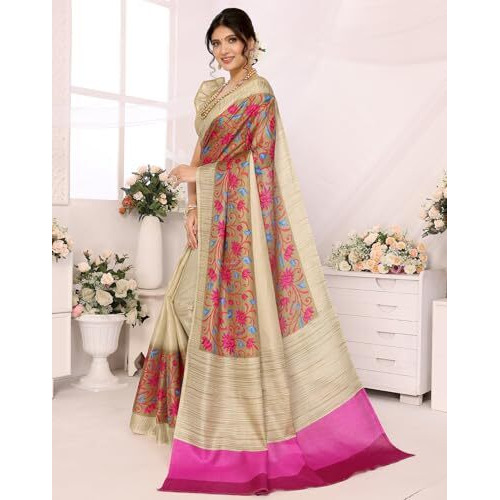 Yashika Women's Woven Printed Art Silk Saree with Unstitched Blouse Material (AZ-YS-P1-KAMAKSHI-RADHA-Parent_Purple 01)