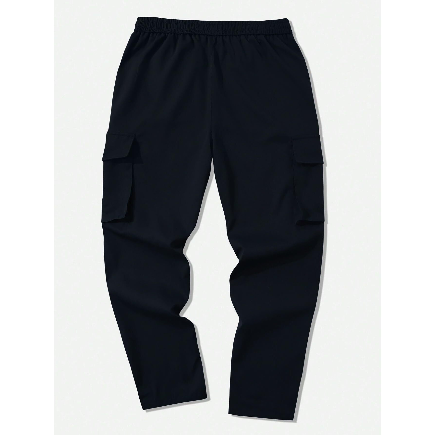 ANNI DESIGNER Men's Pure Cotton Casual Regular Fit Cargo with 4 Pockets (Kargo Navy Blue_S_Navy Blue_Small)