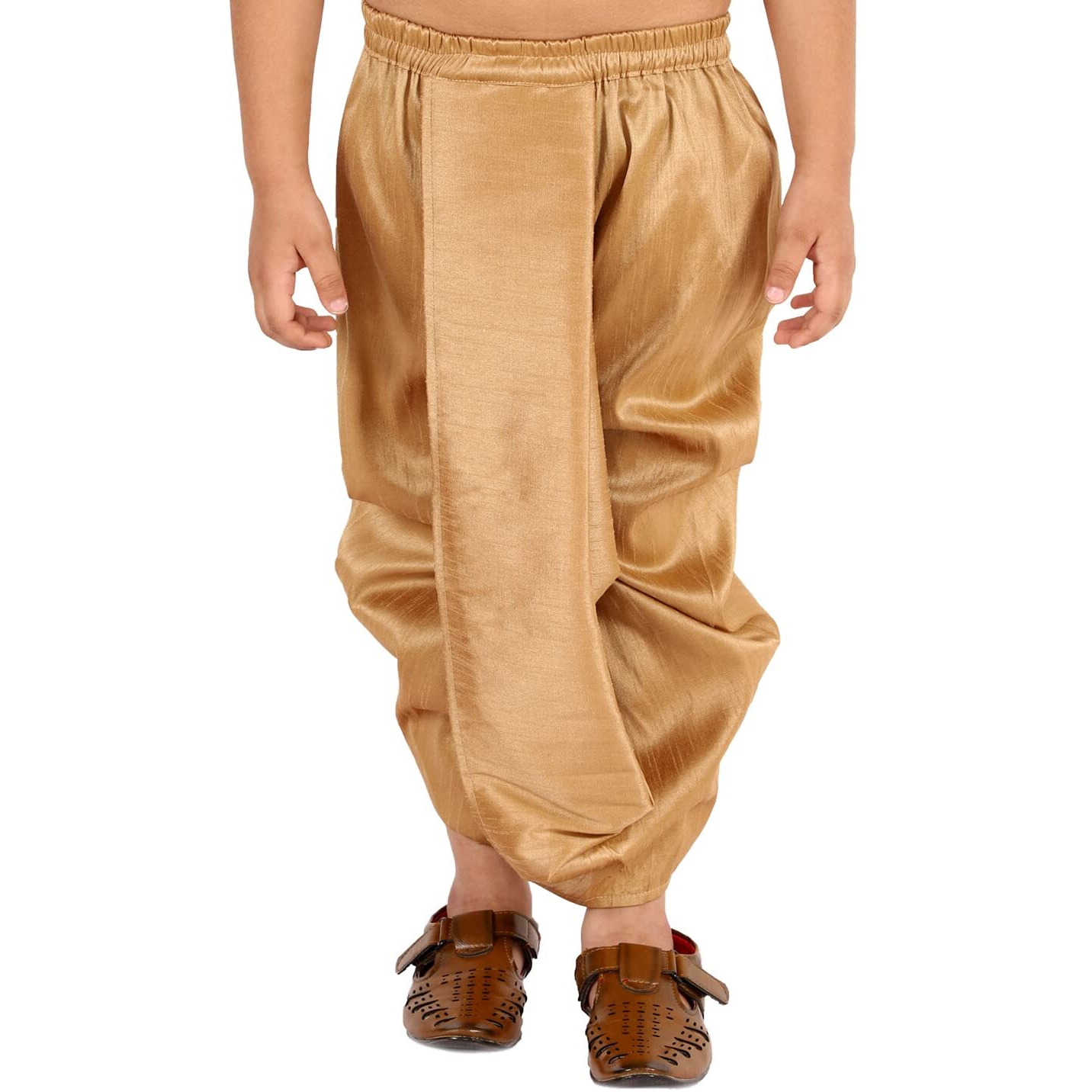 VASTRAMAY Boys' Rose Gold Traditional Dhoti_VASBDT001RG_22