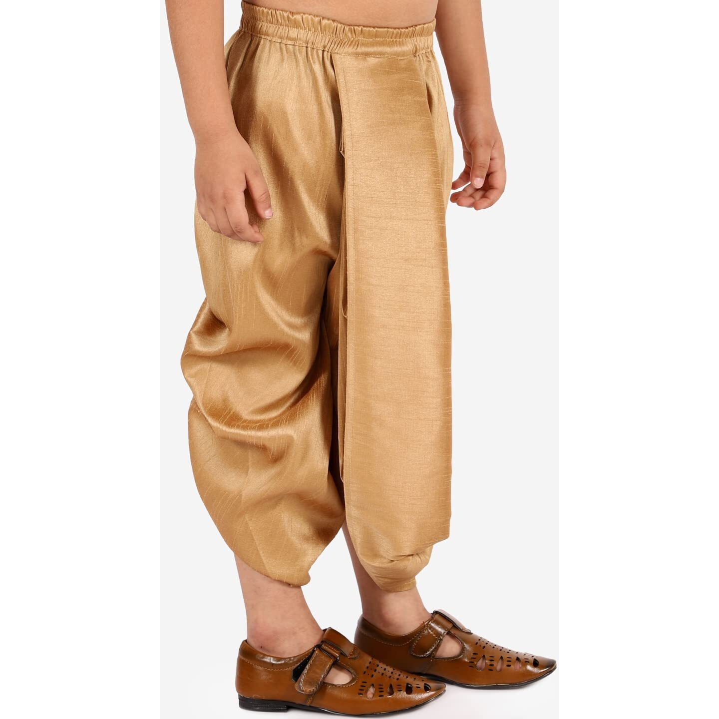 VASTRAMAY Boys' Rose Gold Traditional Dhoti_VASBDT001RG_22