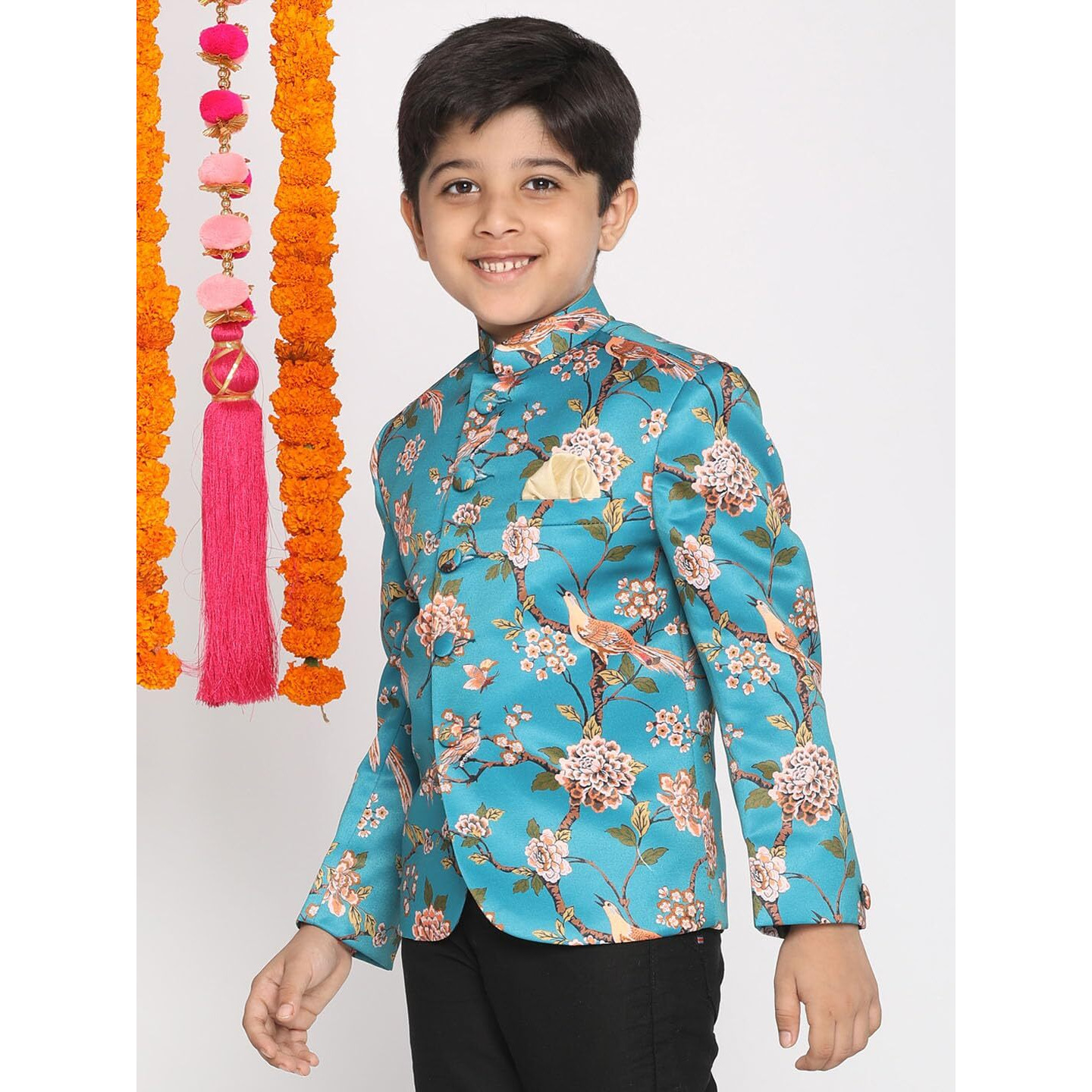 VASTRAMAY Boys' Turquoise Jodhpuri_VASBJP002TQ_20