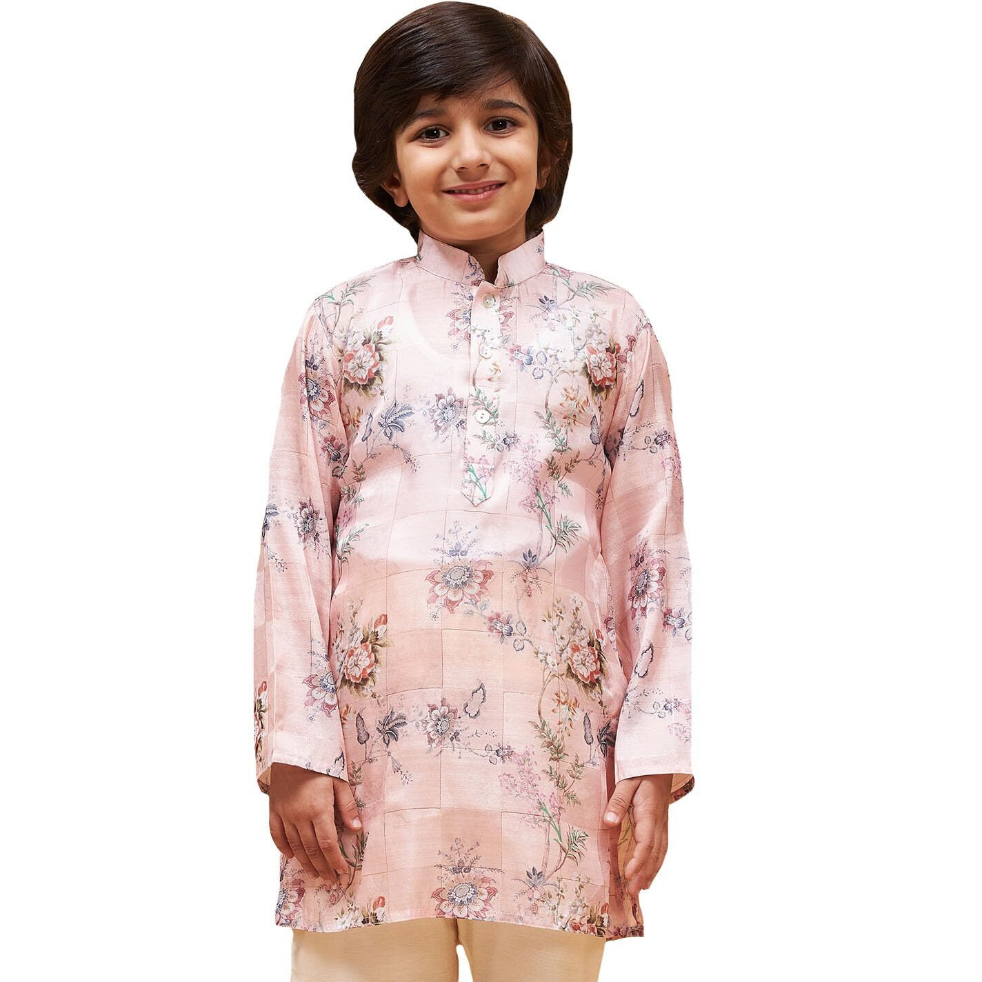VASTRAMAY Boys' Pink Kurta_VASBK137_28
