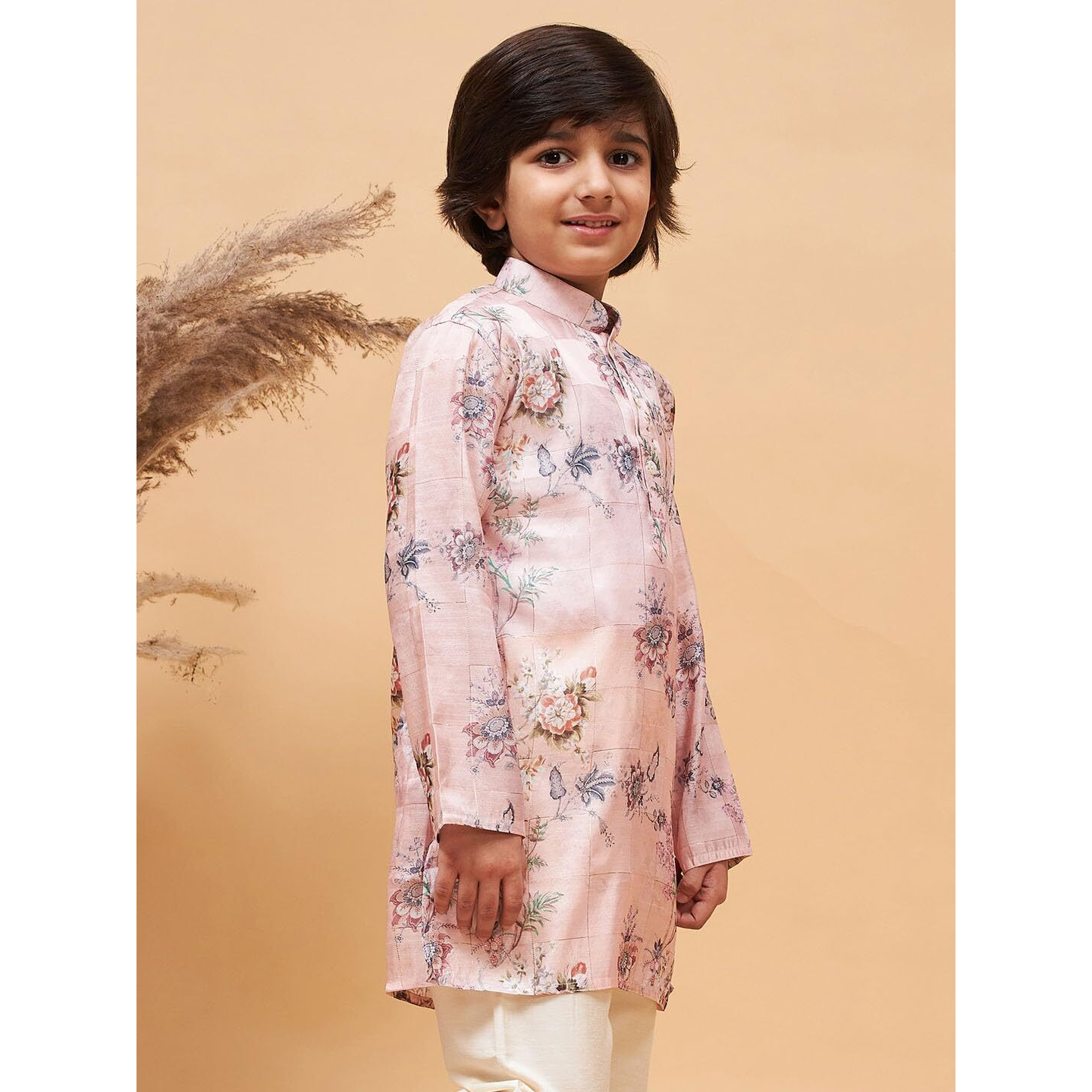 VASTRAMAY Boys' Pink Kurta_VASBK137_28