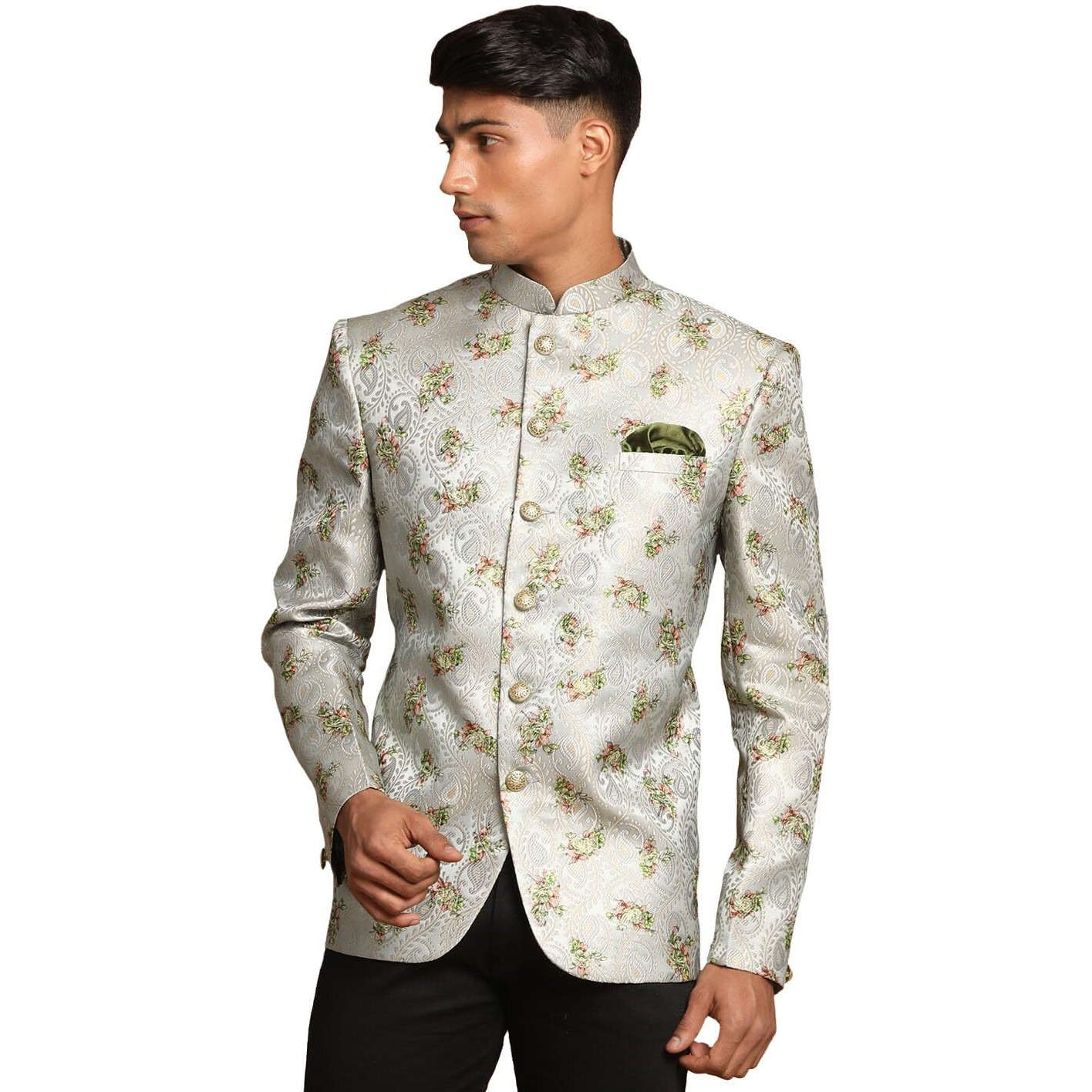 VASTRAMAY Men's Green Jodhpuri_VASMJP013GN_38