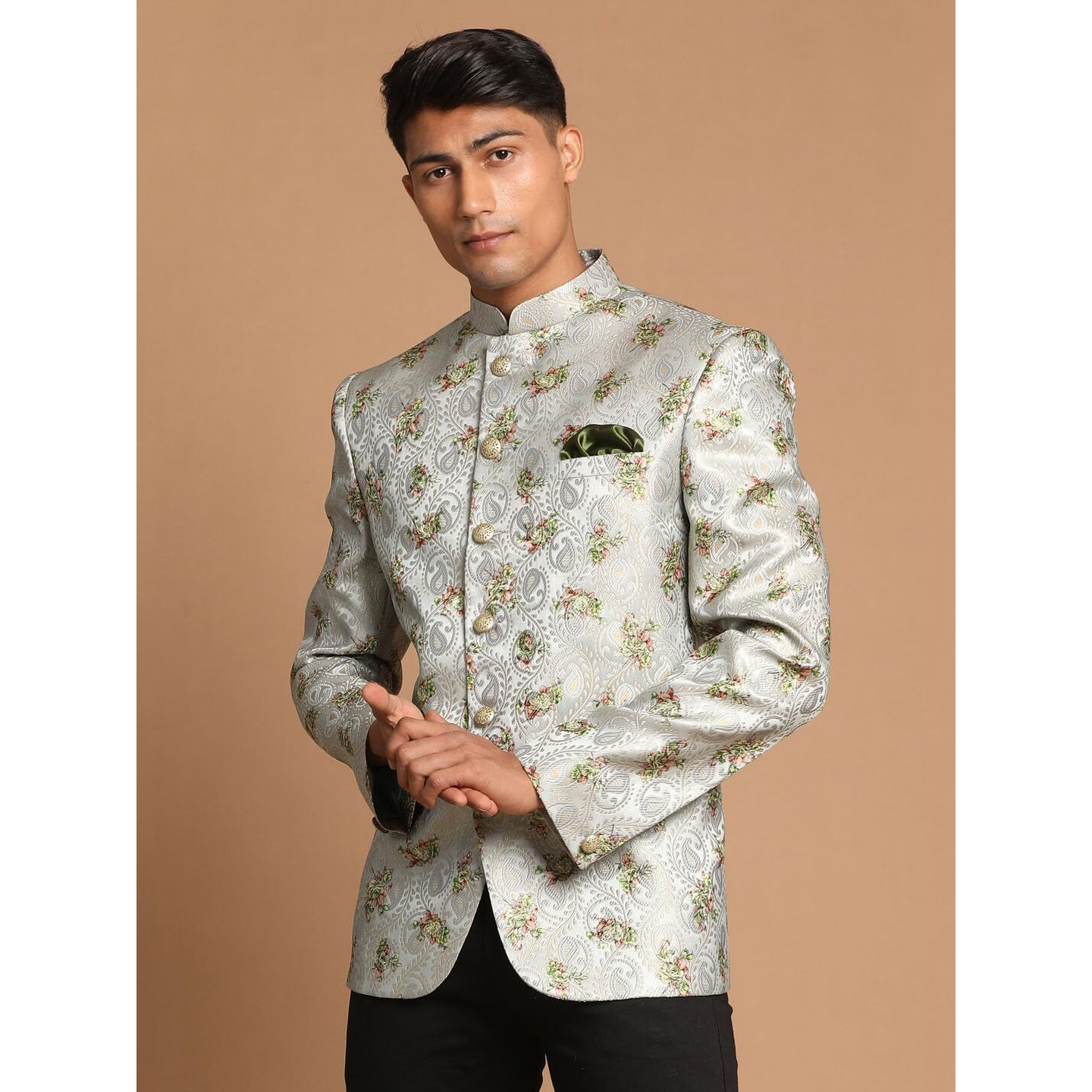 VASTRAMAY Men's Green Jodhpuri_VASMJP013GN_38