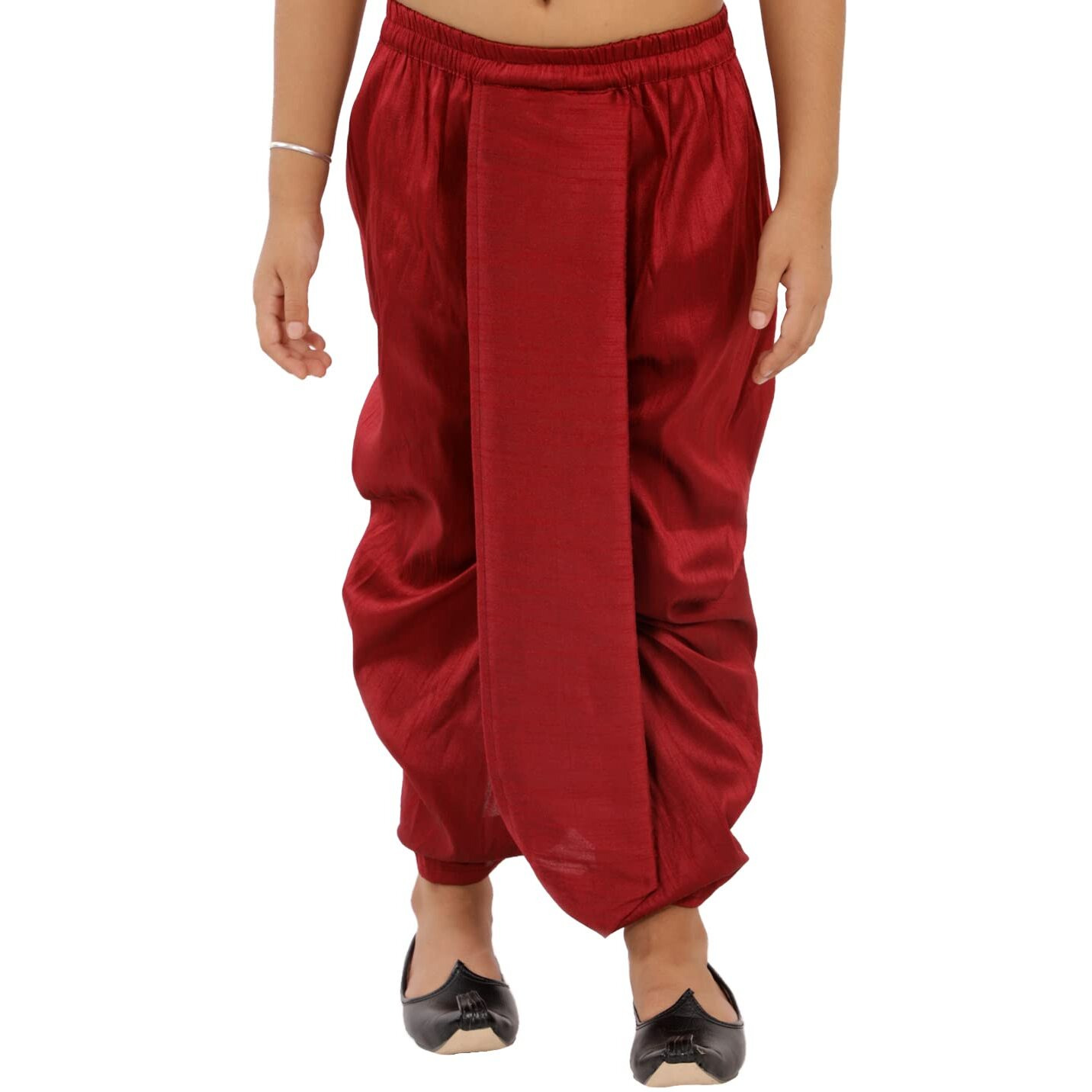 VASTRAMAY Boys' Maroon Traditional Dhoti_VASBDT001MA_22