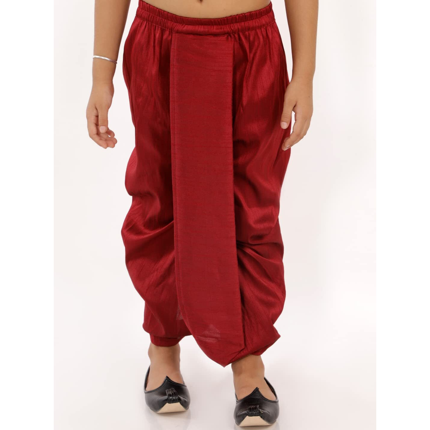 VASTRAMAY Boys' Maroon Traditional Dhoti_VASBDT001MA_22