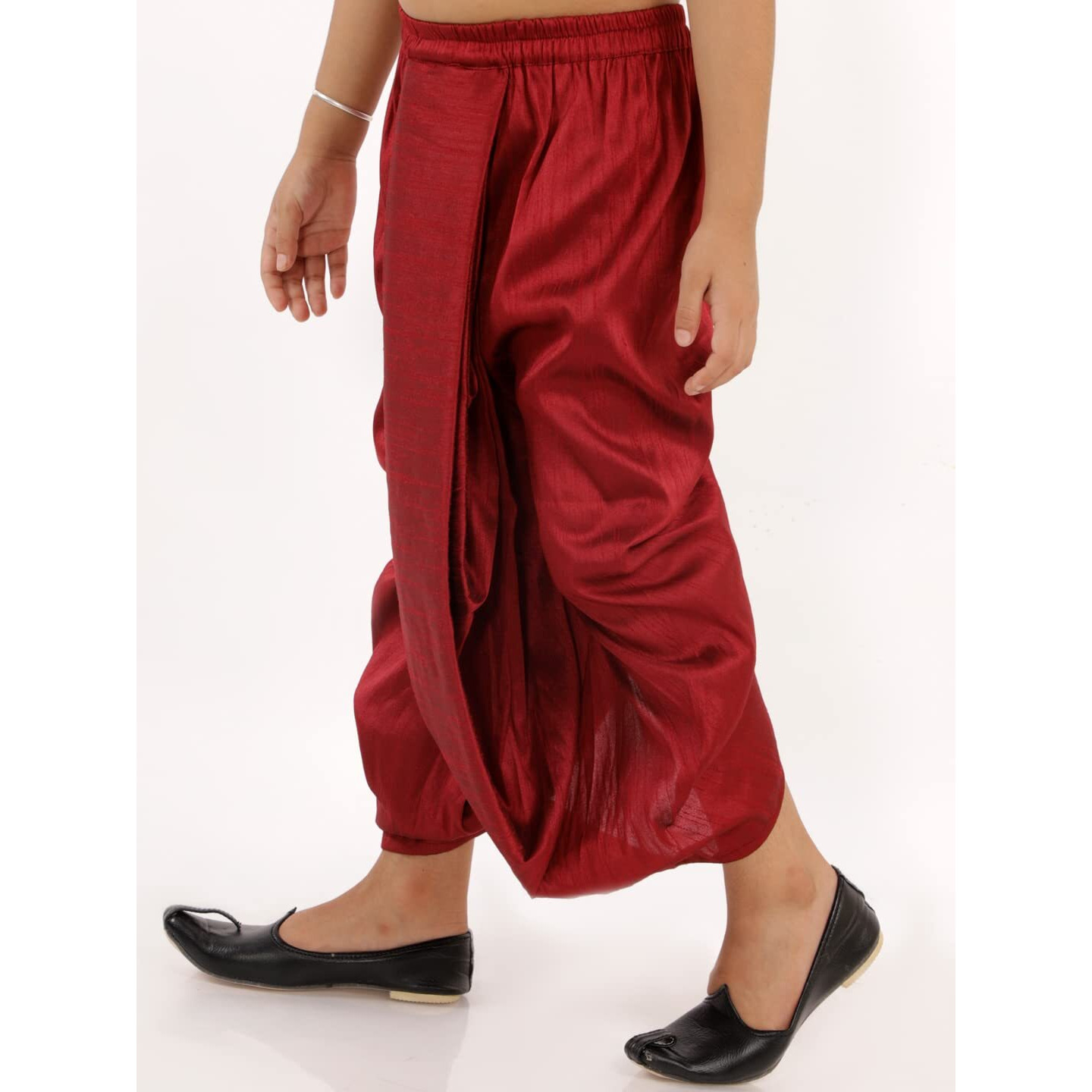 VASTRAMAY Boys' Maroon Traditional Dhoti_VASBDT001MA_22