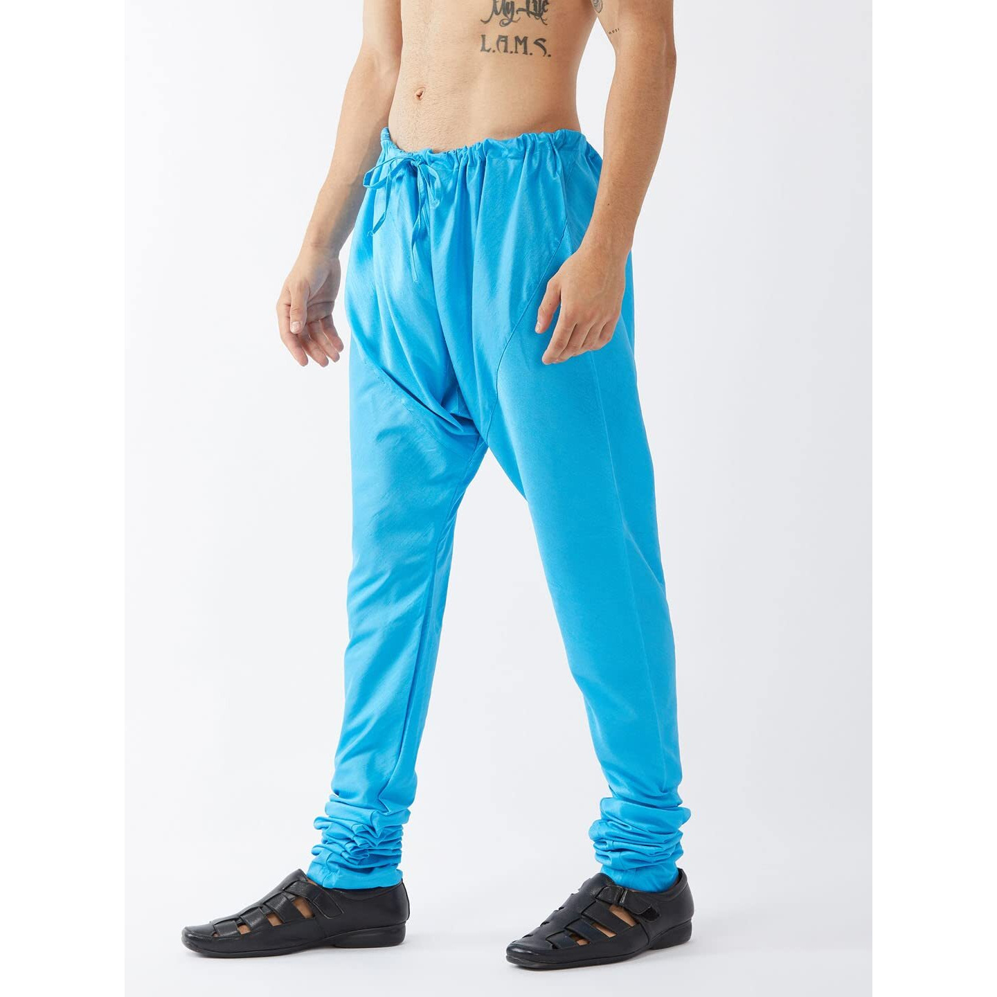 VASTRAMAY Men's Aqua Silk Blend Pyjama-VASMPAQ_40