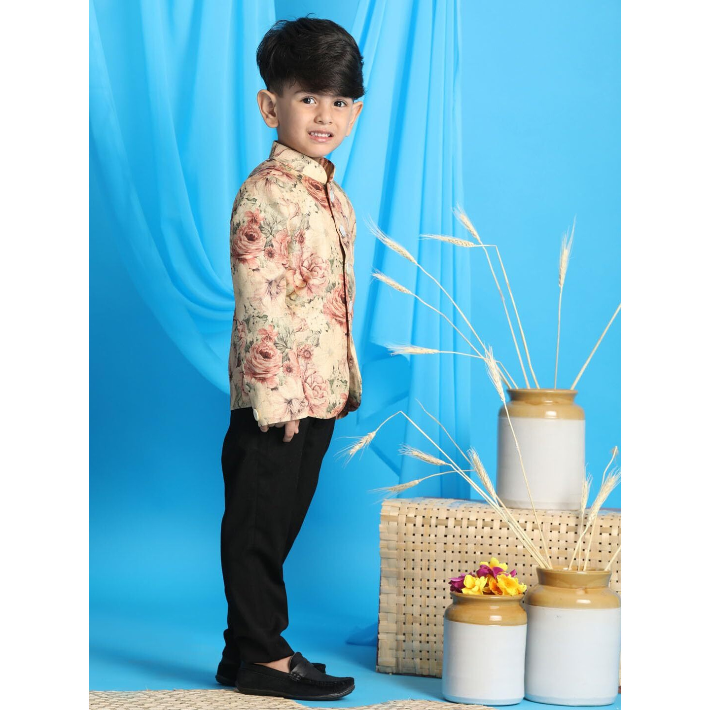 VASTRAMAY Boys' Brown Jodhpuri_VASBJP008_20