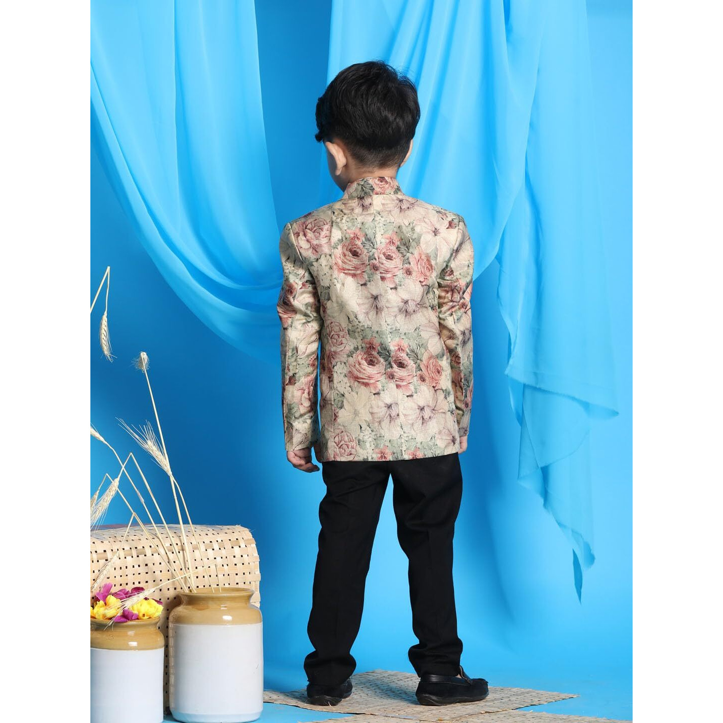 VASTRAMAY Boys' Brown Blazer_VASBCT010_20