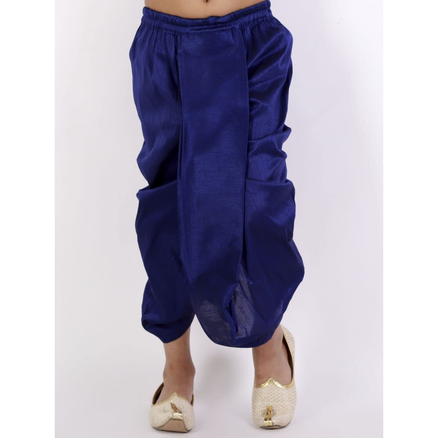 VASTRAMAY Boys' Blue Traditional Dhoti_VASBDT001BU_24