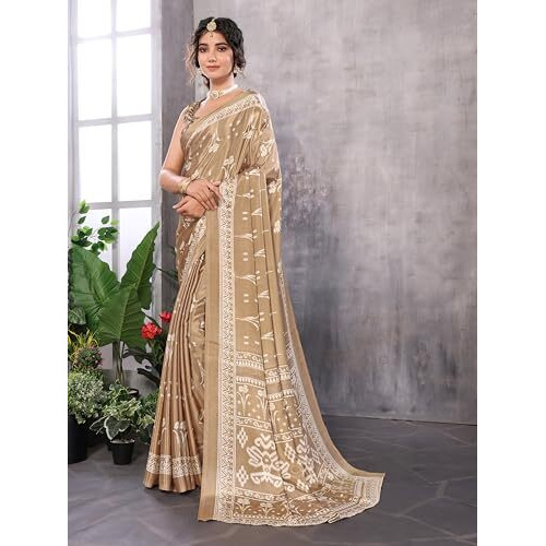 Yashika Women's Woven Latest Tussar Silk Saree with Lace and Blouse Material (AZ-YS-P1-RIZWANA-Parent_Mustard)