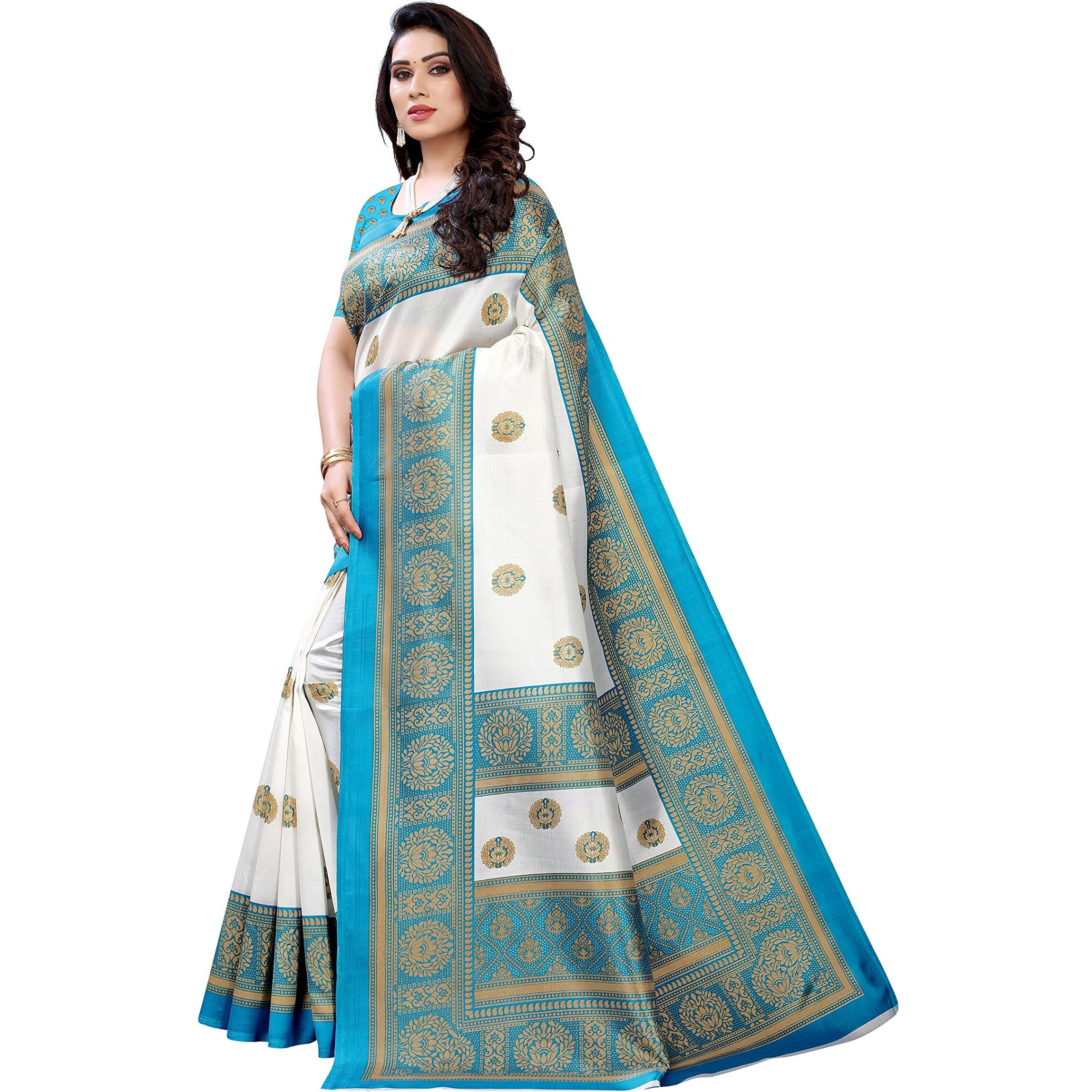 Yashika Women's Art Silk Sarees (AAMRAPALI RAMA