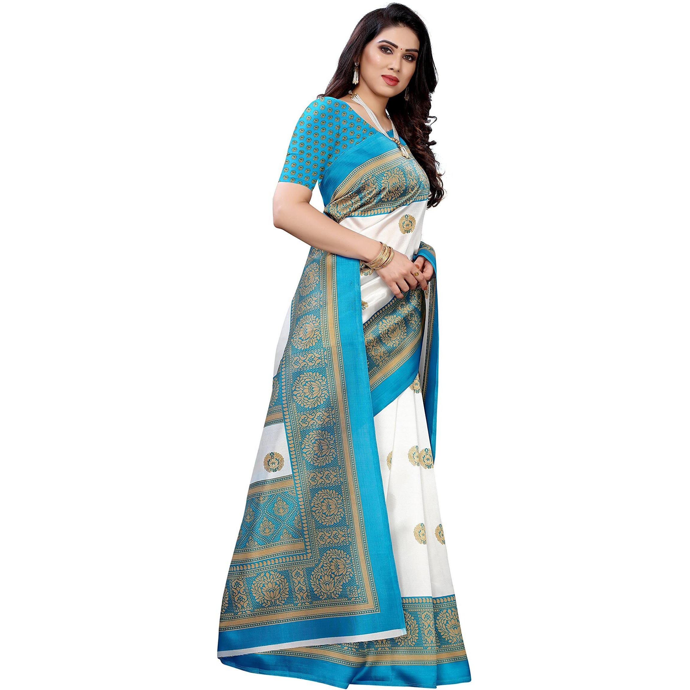 Yashika Women's Art Silk Sarees (AAMRAPALI RAMA