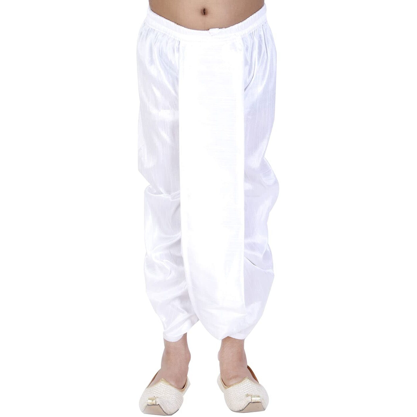 VASTRAMAY Boys' White Traditional Dhoti_VASBDT001WH_20
