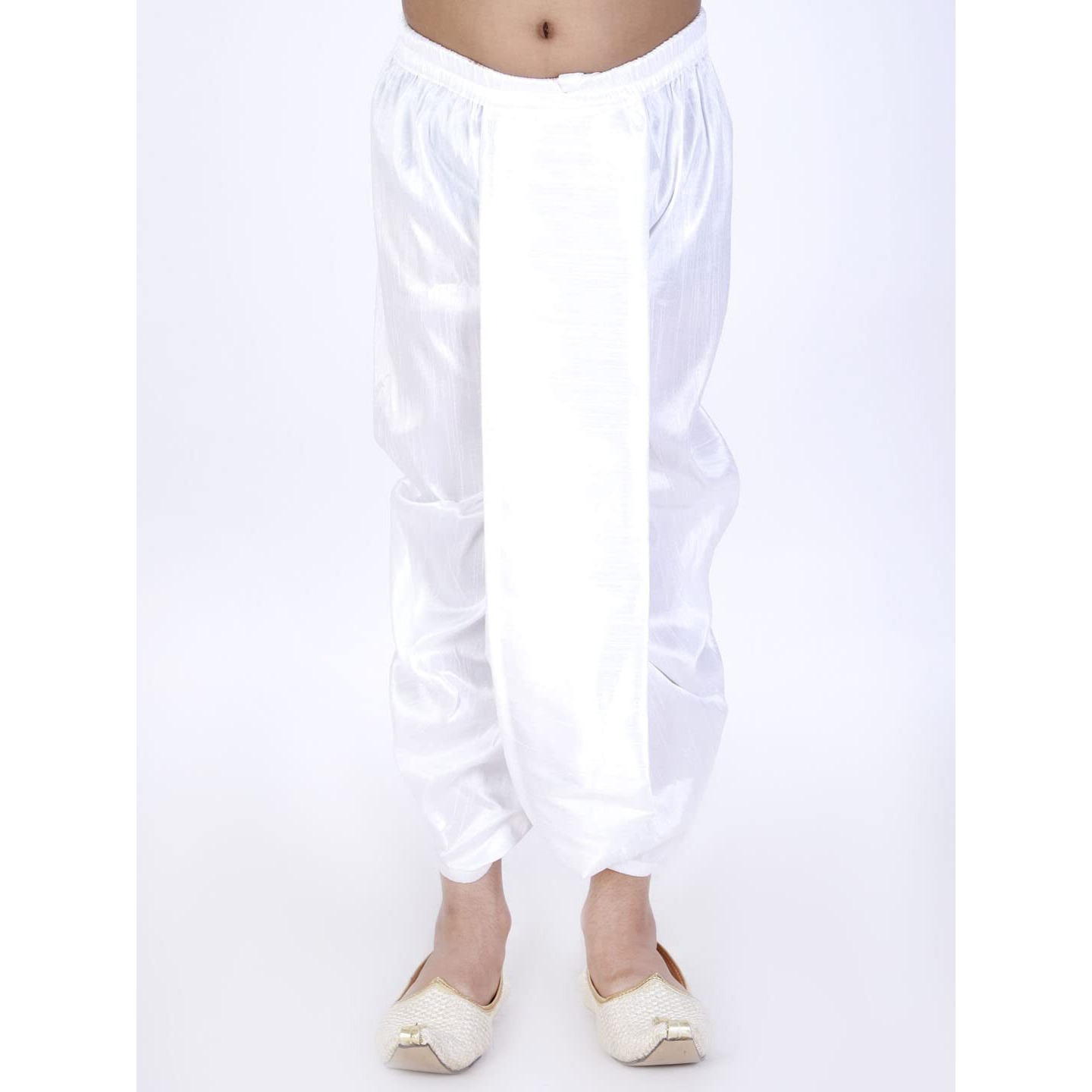 VASTRAMAY Boys' White Traditional Dhoti_VASBDT001WH_20