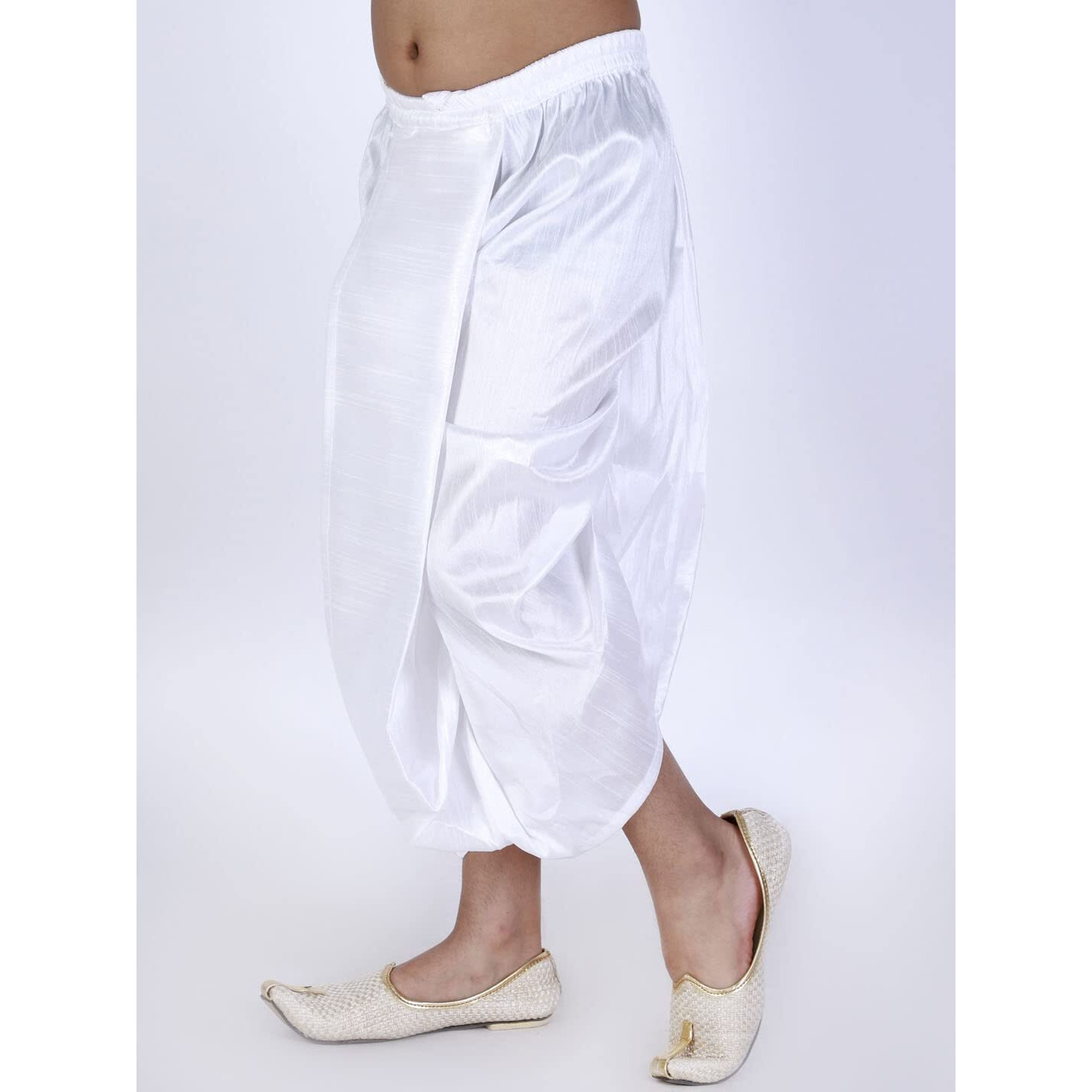 VASTRAMAY Boys' White Traditional Dhoti_VASBDT001WH_20