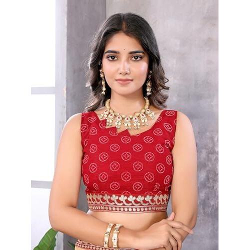 Yashika Women's Woven Latest Georgette Saree with Lace and Blouse Material (AZ-YS-P3-AACHAL-KORAM-Parent-NEW_Chiku Maroon)