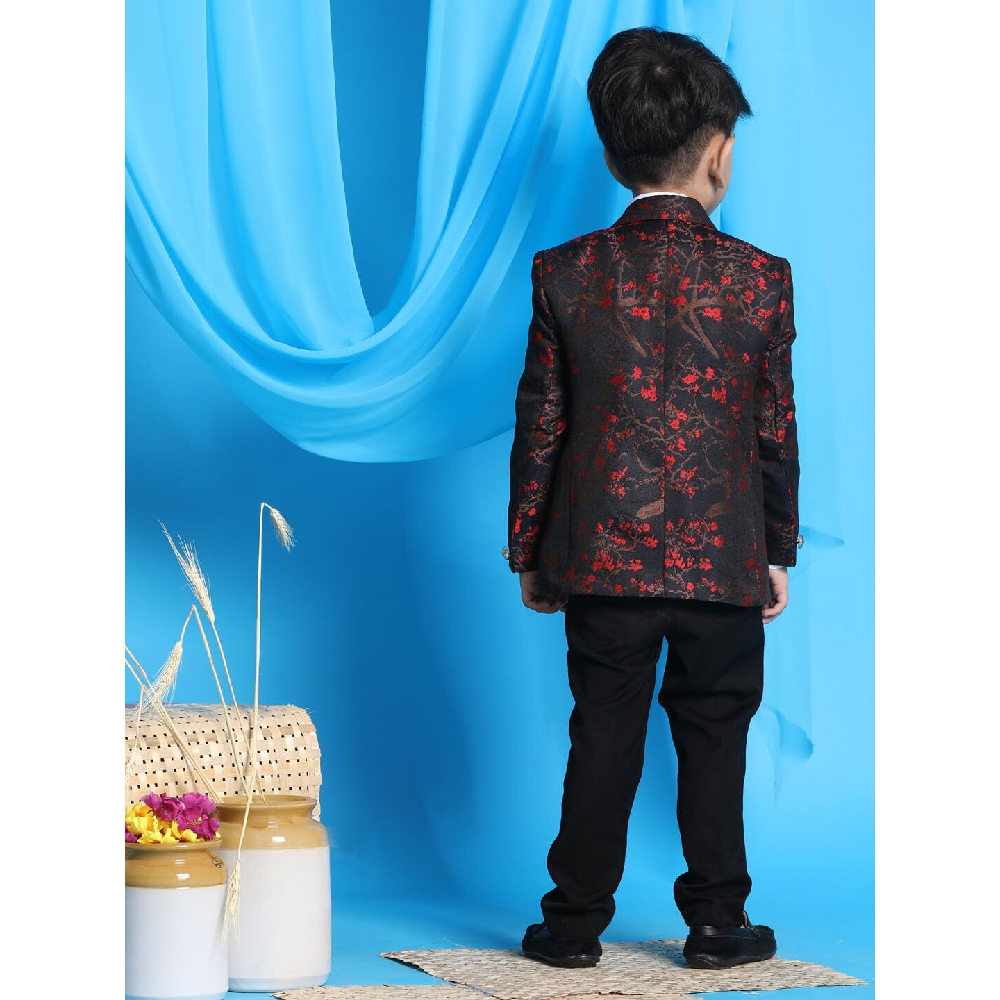 VASTRAMAY Boys' Maroon Blazer_VASBCT001_22
