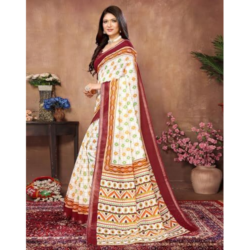 Yashika Woven Linen Blend Women's Saree (AZ-YS-P1-GOODLUCK-JALPARI-PRITAM-Parent_Maroon)