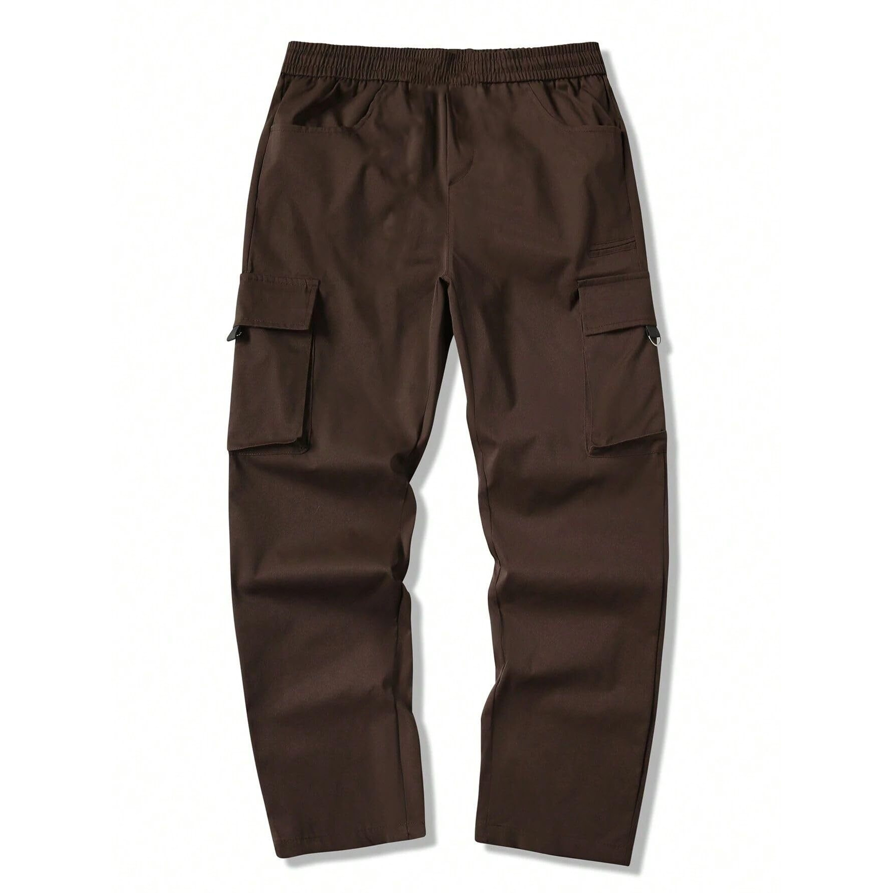 ANNI DESIGNER Men's Pure Cotton Casual Regular Fit Cargo with 4 Pockets (Kargo Brown_XL_Brown_X-Large)