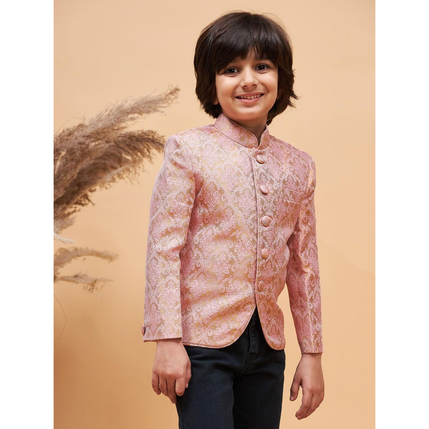 VASTRAMAY Boys' Pink Jodhpuri_VASBJP005PN_22