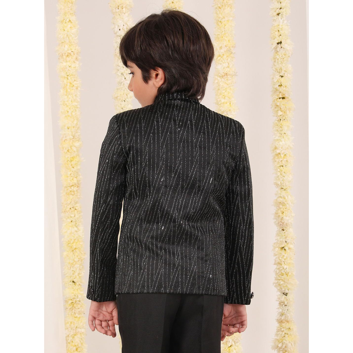 VASTRAMAY Boys' Black Jodhpuri_VASBJP039BL_36