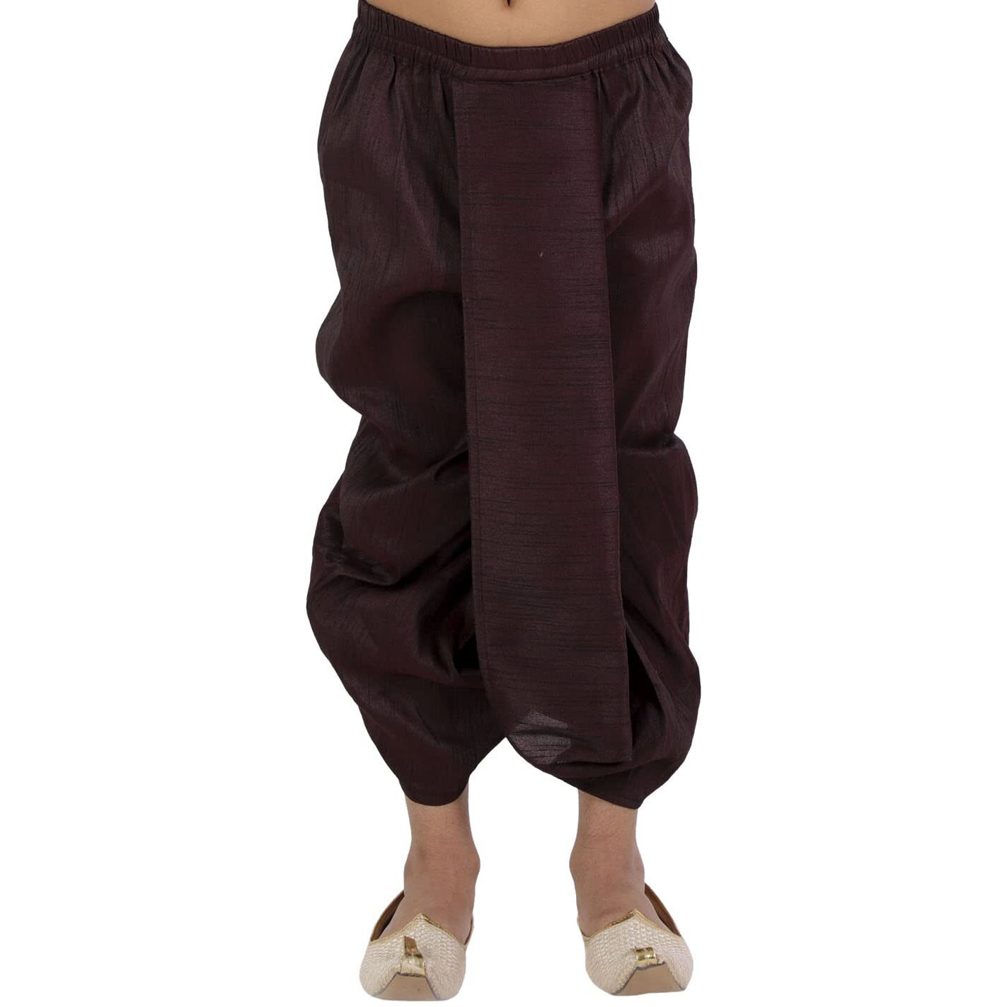 VASTRAMAY Boys' Wine Traditional Dhoti_VASBDT001WN_32